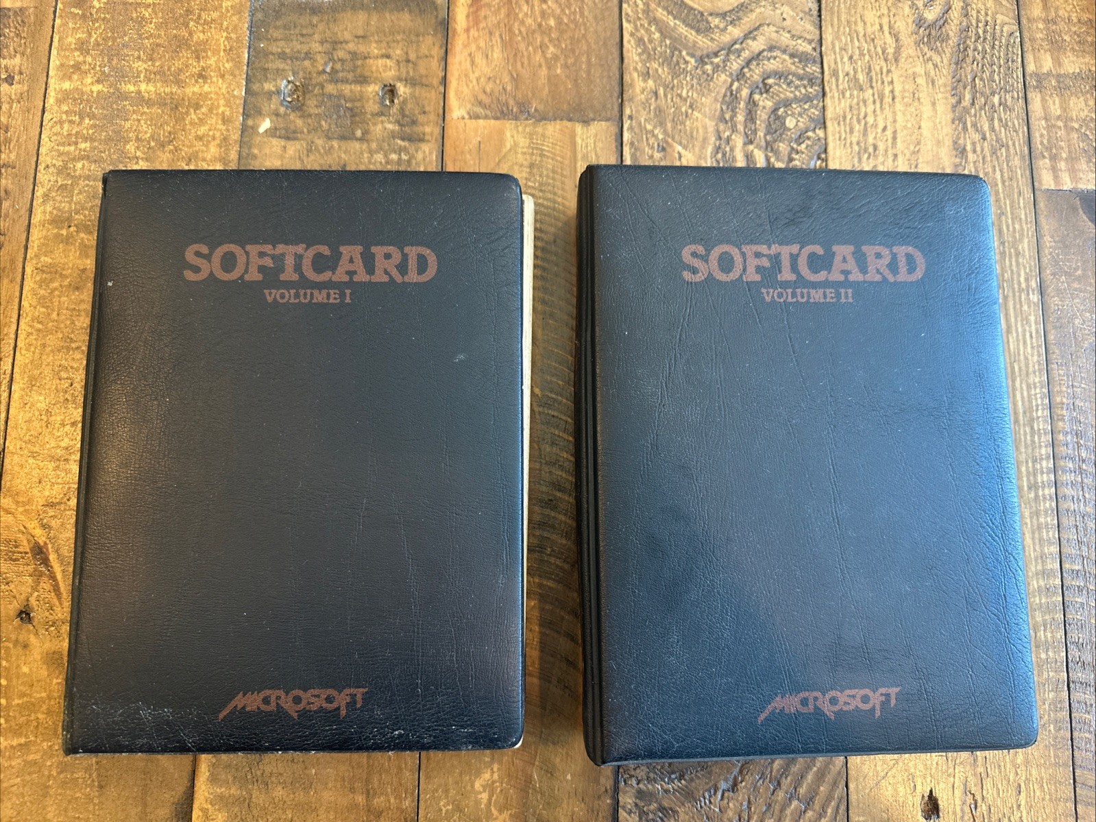 MICROSOFT SOFTCARD MANUAL VOLUME 1 + 2 APPLE I & II COMPUTER CP/M INTEL Z80 RARE