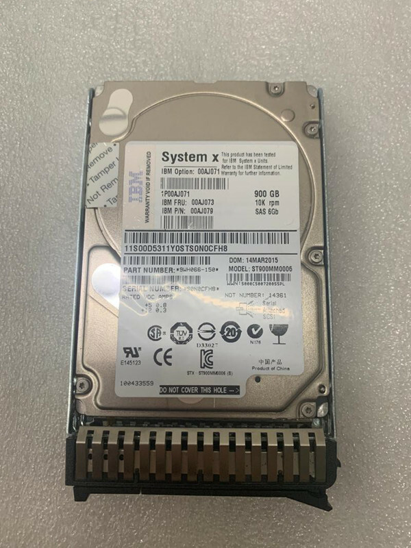 for IBM 00AJ071 00AJ072 00AJ073 2.5 In 900GB 10K RPM SAS 6GBPS G3HS HDD