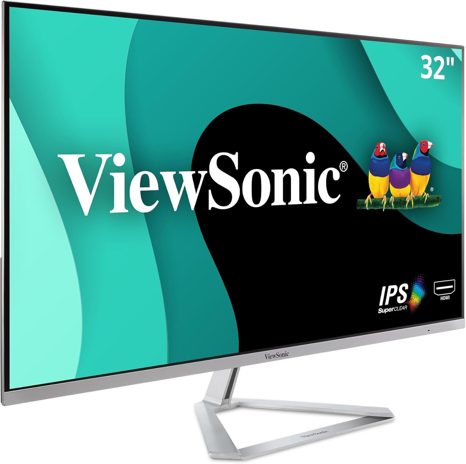 ViewSonic VX3276-MHD 32 Inch 1080p IPS Monitor 75Hz HDMI DisplayPort Eye Care