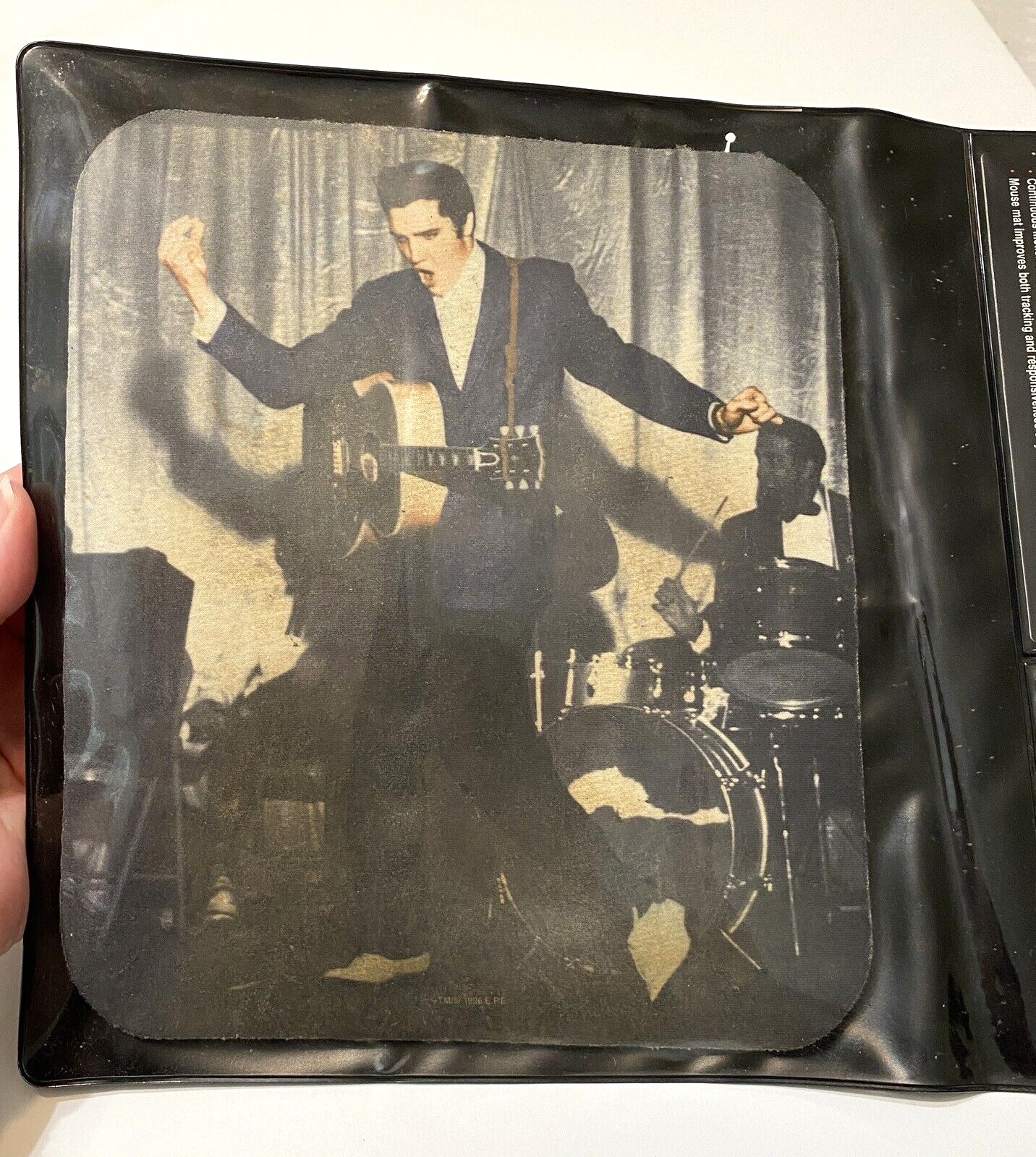 Vintage 1996 Elvis Presley Mouse Pad and Screen Saver Set 3.5" Floppy Disk