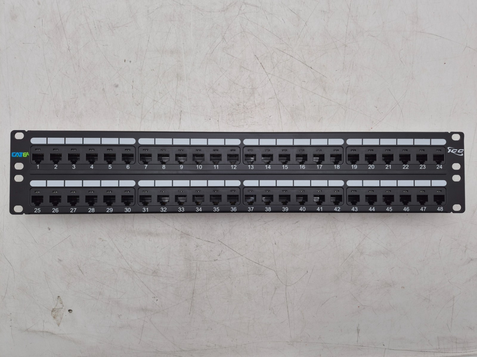 Icc Icmpp04860 Patch Panel- Cat 6- 48-Port- 2 Rms