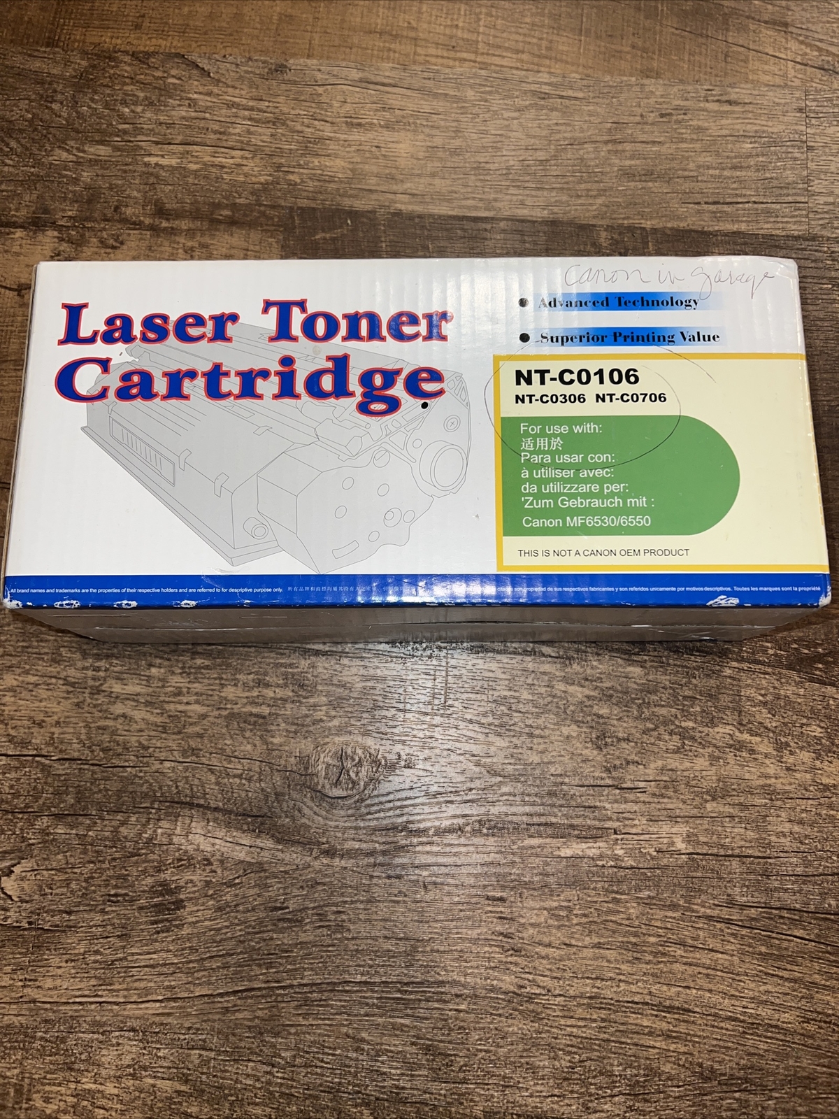 Cartridge 106 Replacement TONER For CANON 0264B001 Laser Monochrome NT-CO 106
