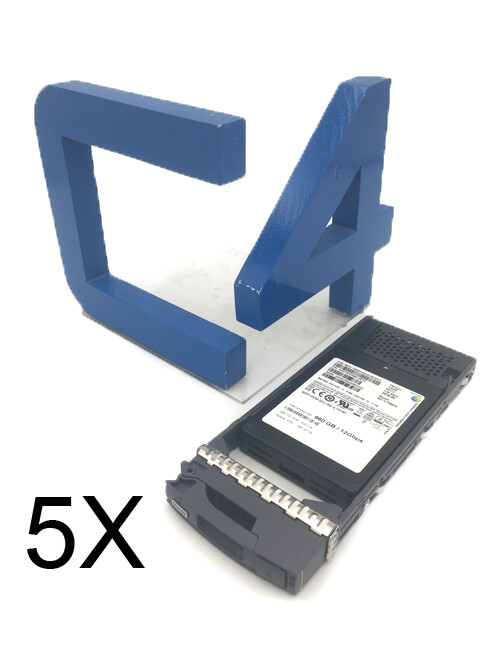 5xNETAPP X371A 960GB 12GBPS SAS SSD MZILT960HAHQ-00AG3 MZ-ILT960A 108-00546+A0