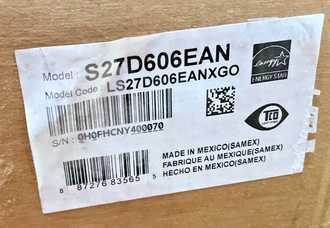 Samsung S60D 27" LED LCD Monitor QHD S27D606EAN ✅❤️️✅❤️✅❤️️✅❤️ NEW