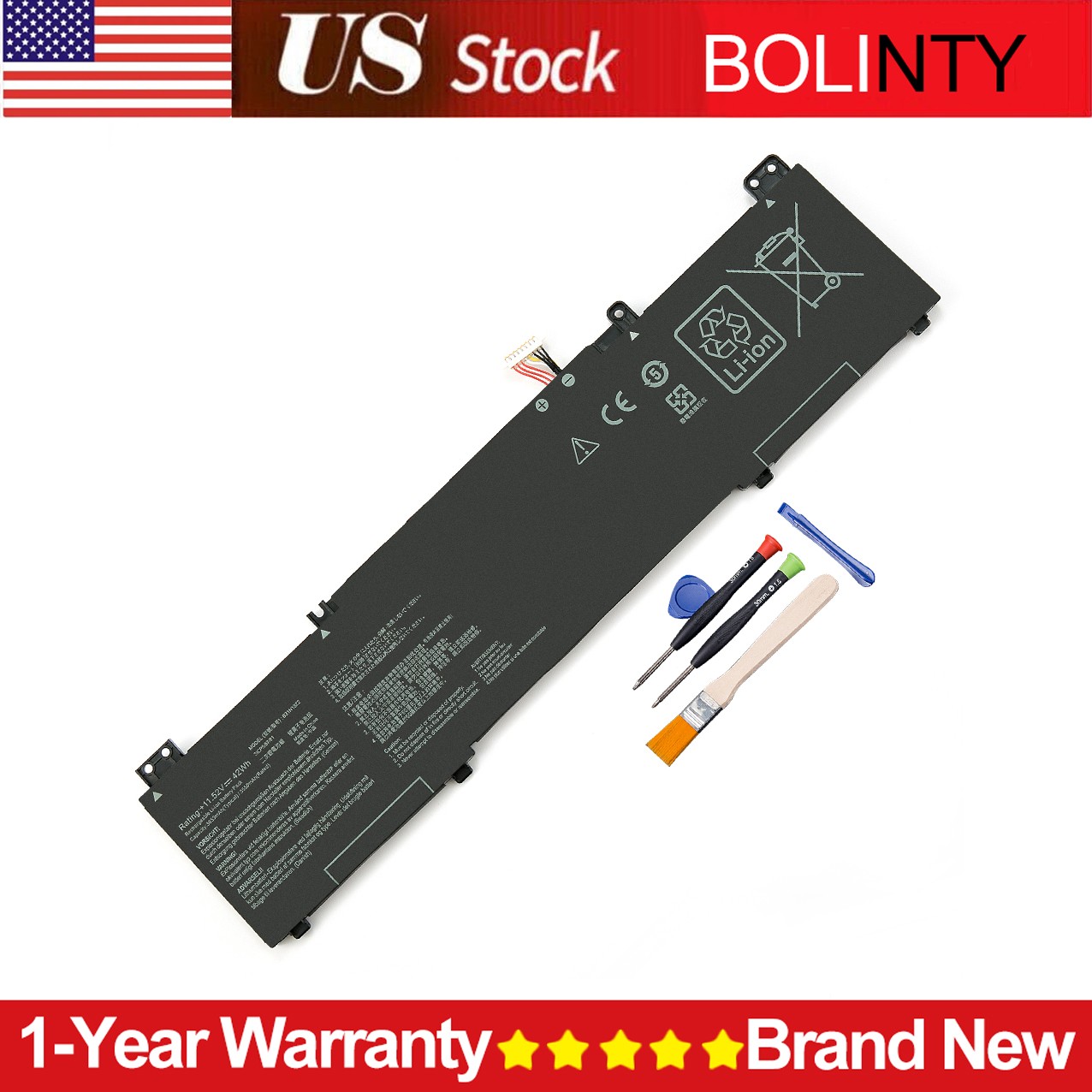 42WH B31N1822 B31BlEH Battery For Asus ZenBook Flip 14 Q406 Q406DA UX462D UM462