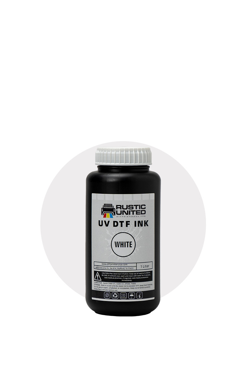 Rustic United 1000 ml UV DTF Ink - Best Quality for Vibrant Prints, Fast Drying