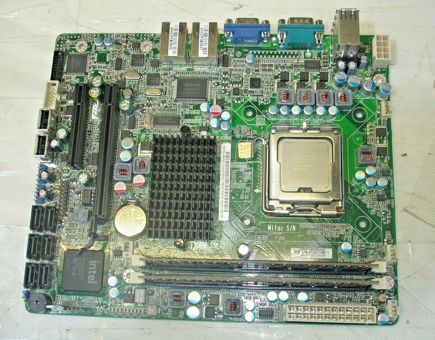 TYAN S5247,S5247G2NR-EFI,45086955 D,M/B+INTEL PENTIUM DUAL-CORE SL5TL CPU+2GB R