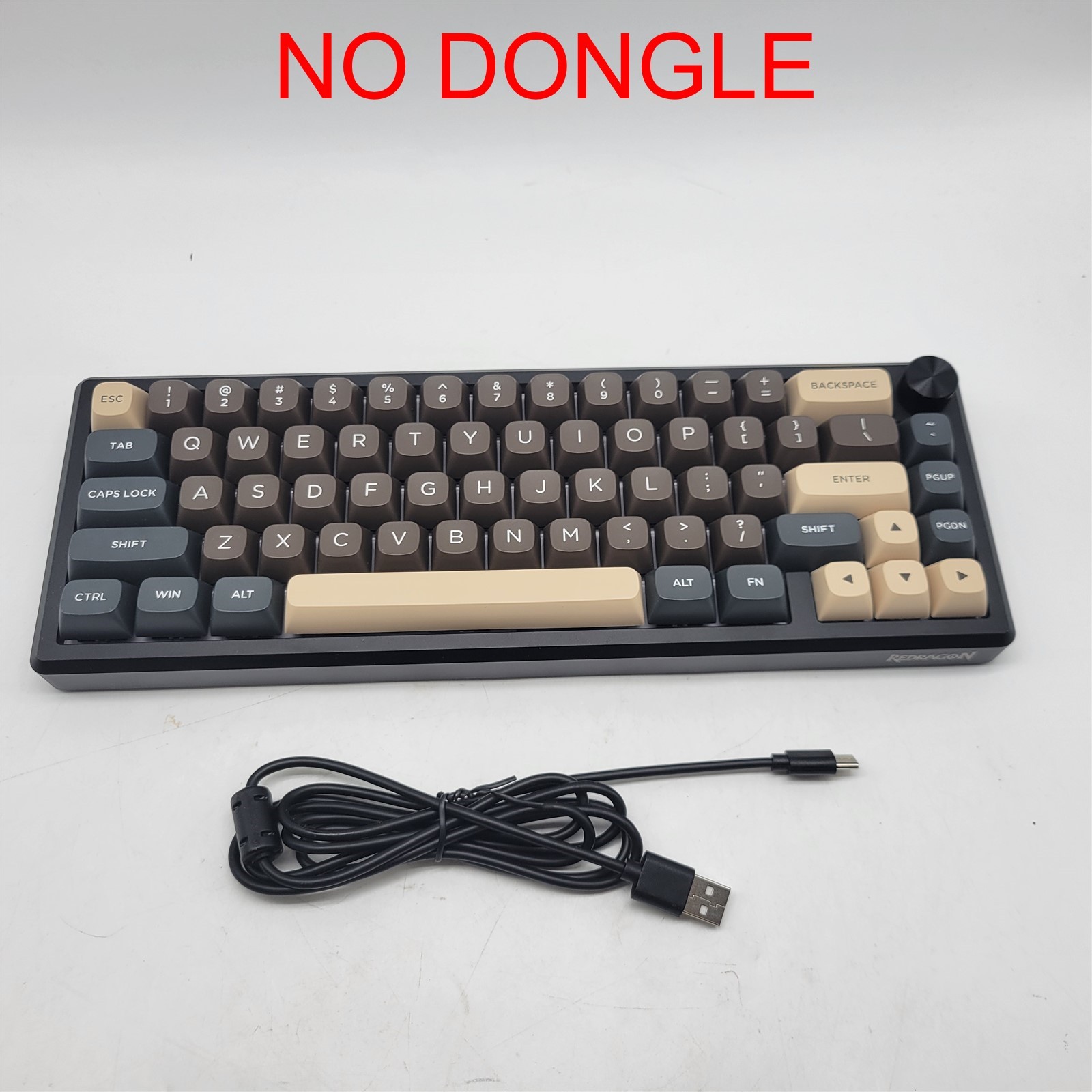 Redragon 60% Wireless Mechanical Gaming Keyboard/Full Aluminum Shell *NO DONGLE*