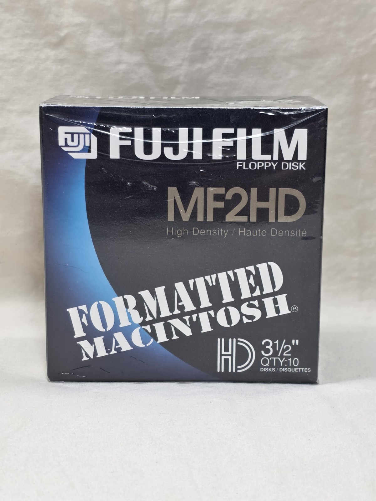 Fujifilm 3.5" MF2HD Diskettes BRAND NEW SEALED For Macintosh BOX of 10