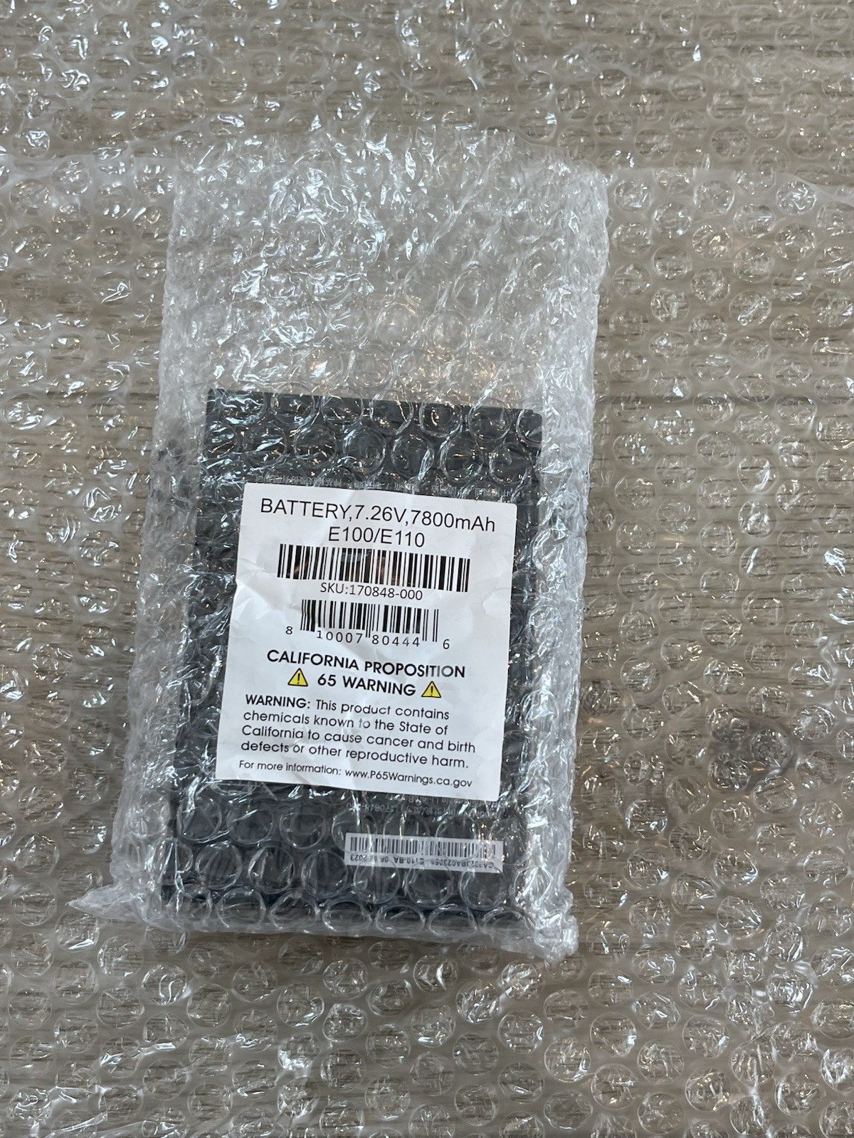 New Cradlepoint E100/E110 Battery 7.26V, 7800mAh 170848-000 Li-ion