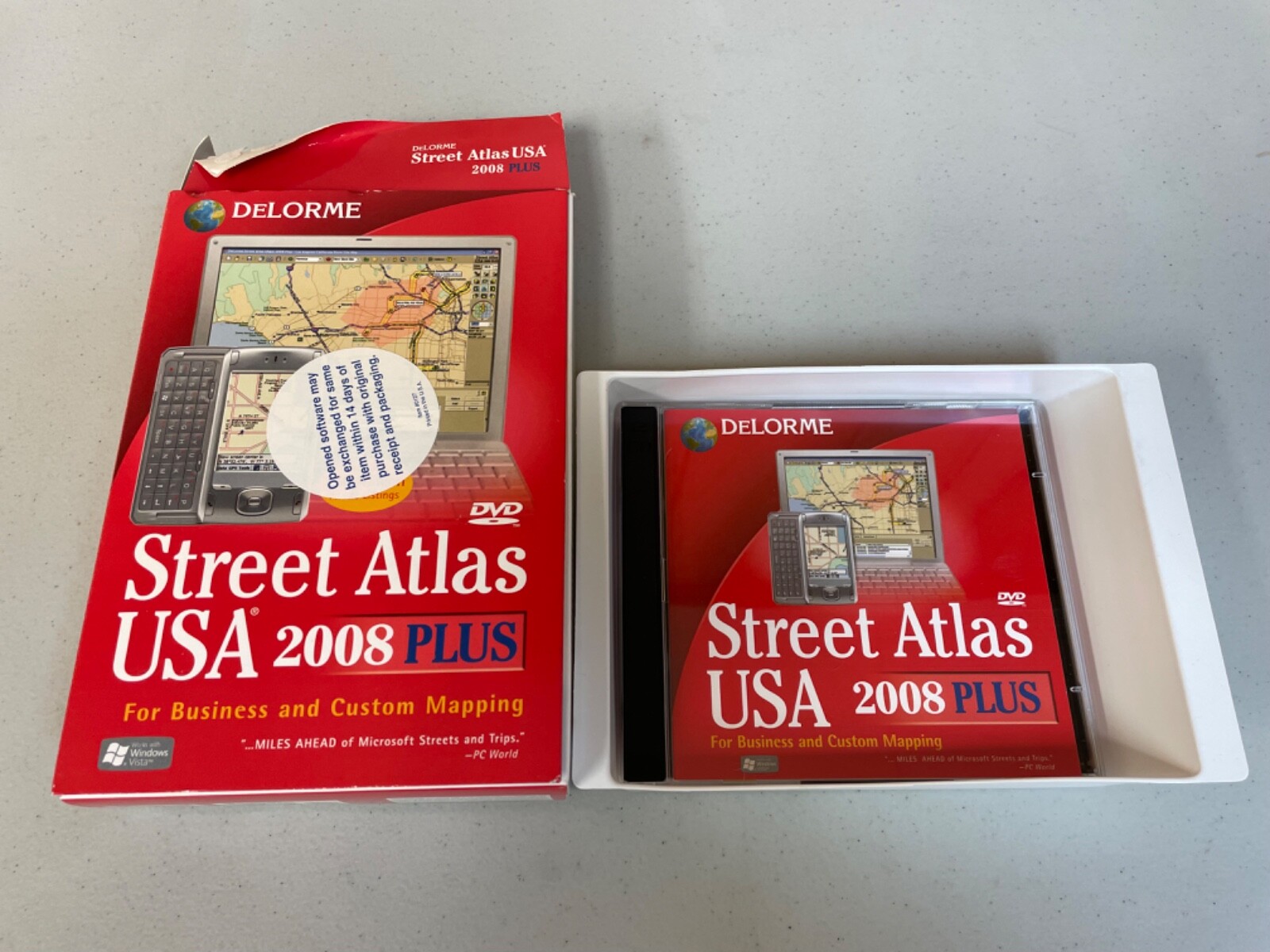 Delorme Street Atlas USA 2008 Plus Mapping Software Navigation