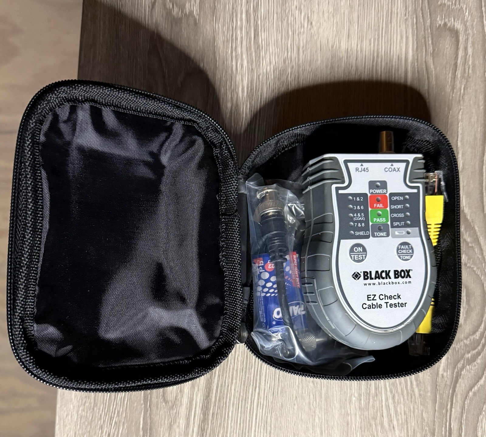 Pre-Owned Black Box EZ Check Cable Tester with Tone Generator - EZCT