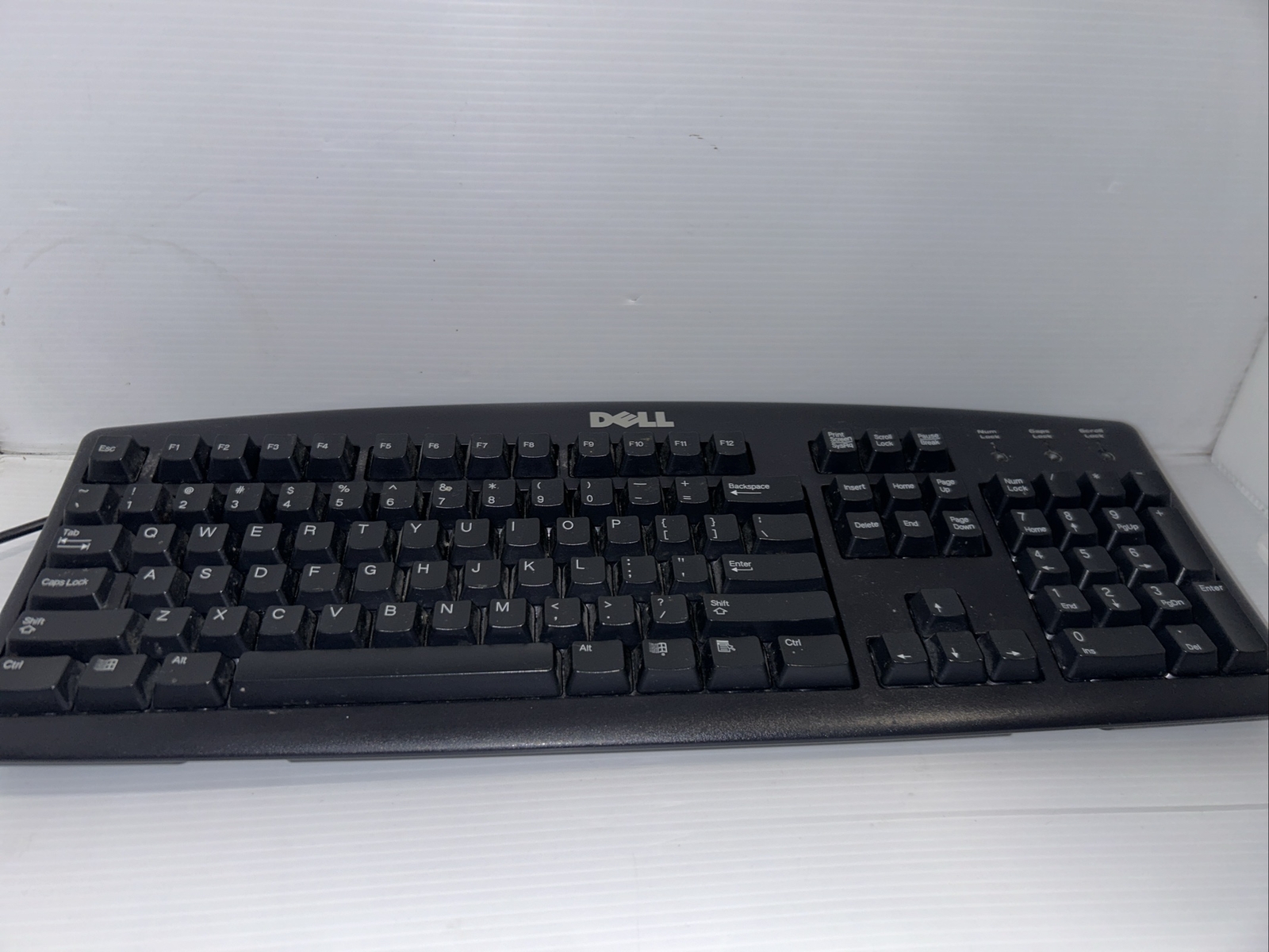 Dell SK-8110 7N242 Black Wired Keyboard Tested Working PS2 - 104Keys
