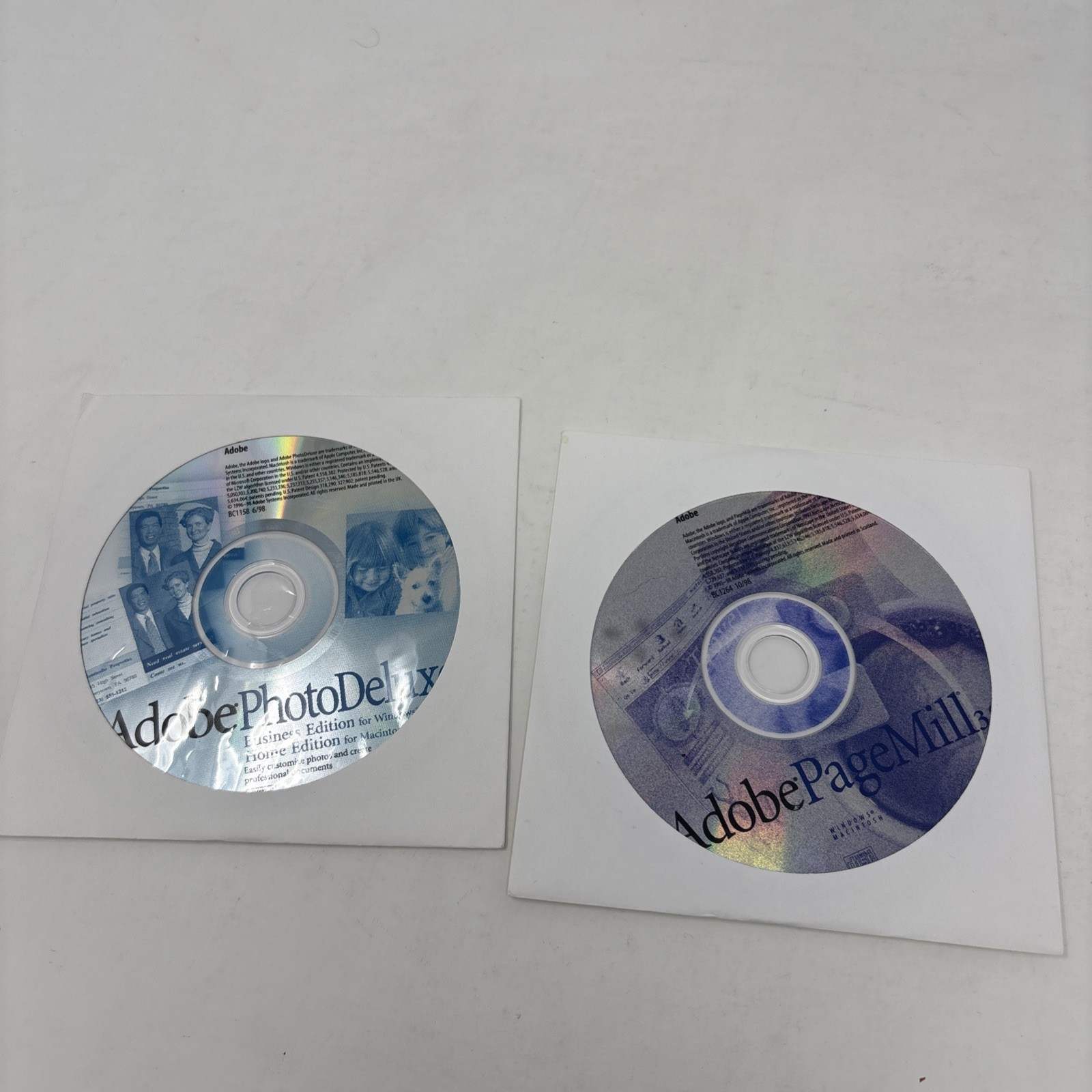 Adobe PageMill Version 3.0 & Adobe PhotoDeluxe Vintage Software