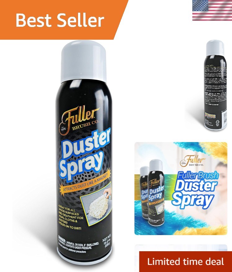 Safe 15.5 oz Multi-Surface Dust Spray - Effortless Cleaning for Home & Car