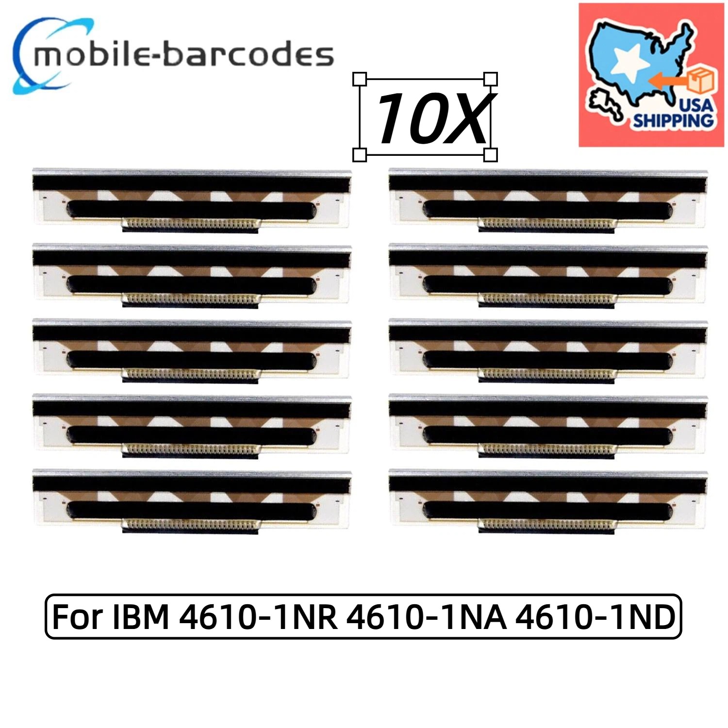 10pcs Printhead for IBM SureMark 4610-1NR Thermal POS Printer 203dpi 50Y0096