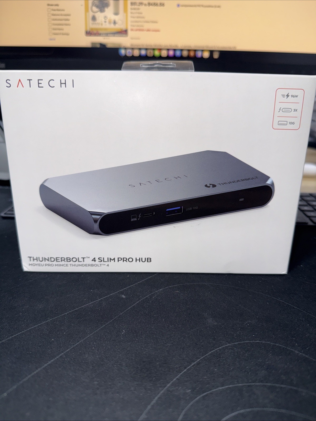 NEW & Sealed Satechi Thunderbolt 4 Slim Pro Hub USB-C 96w Gray