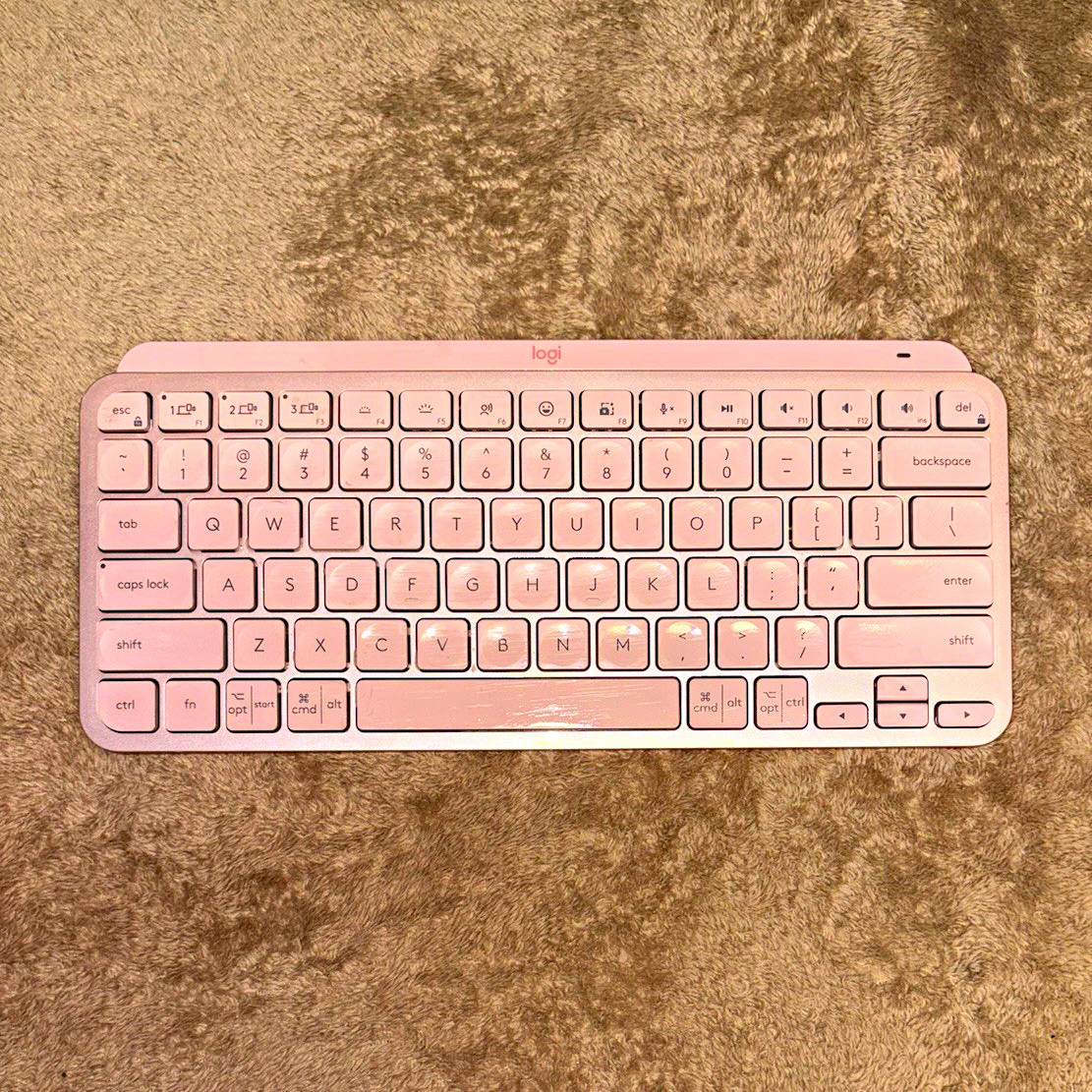 Logitech MX Keys Mini Wireless Mini Keyboard Pink QWERTY English