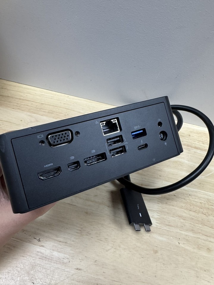NEW - Dell K16A TB18DC HDMI USB-C USB 3.0 Laptop Docking Station - No AC Cord