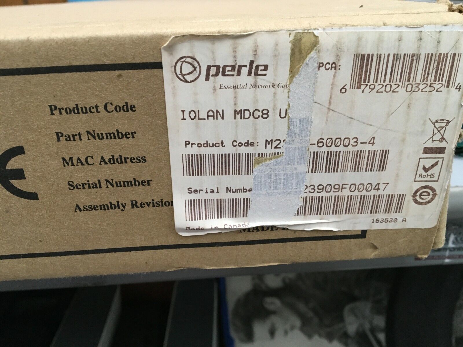 Perle Systems IOLAN MDC8 M2380-60003-4 8 PORT 