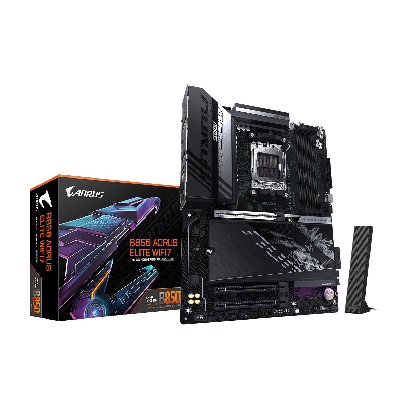 GIGABYTE B850 AORUS Elite WIFI7 AMD AM5 ATX Motherboard, Support AMD