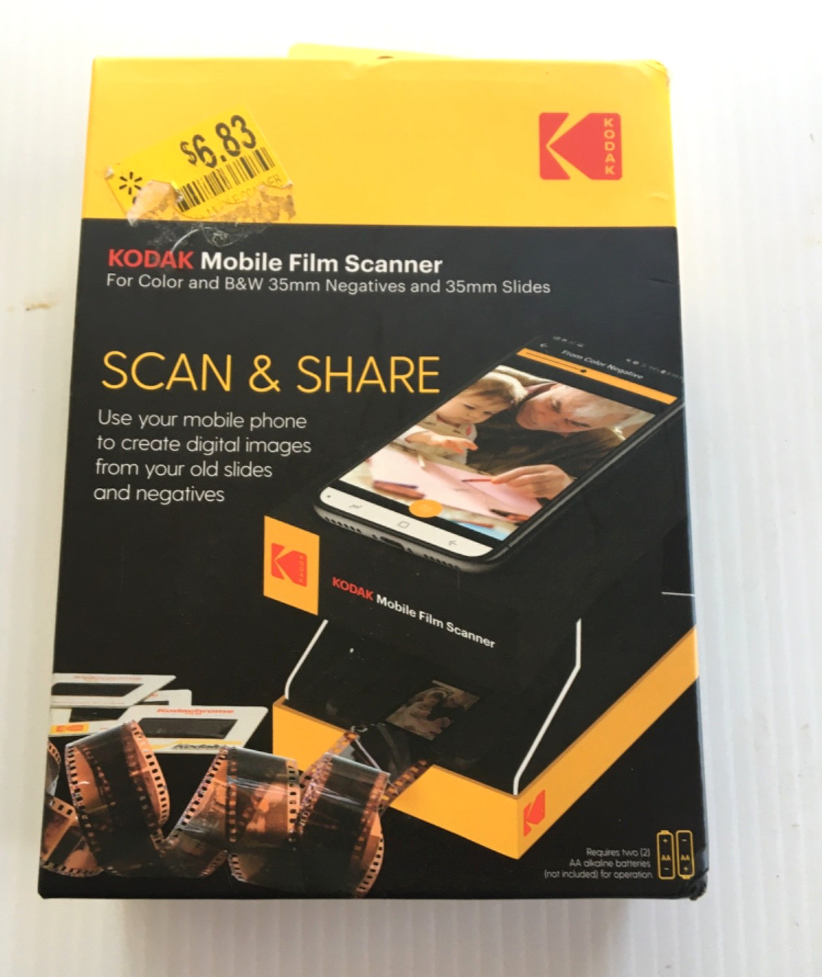 Kodak Mobile Film Scanner - RODFSFM2 Scan & Share