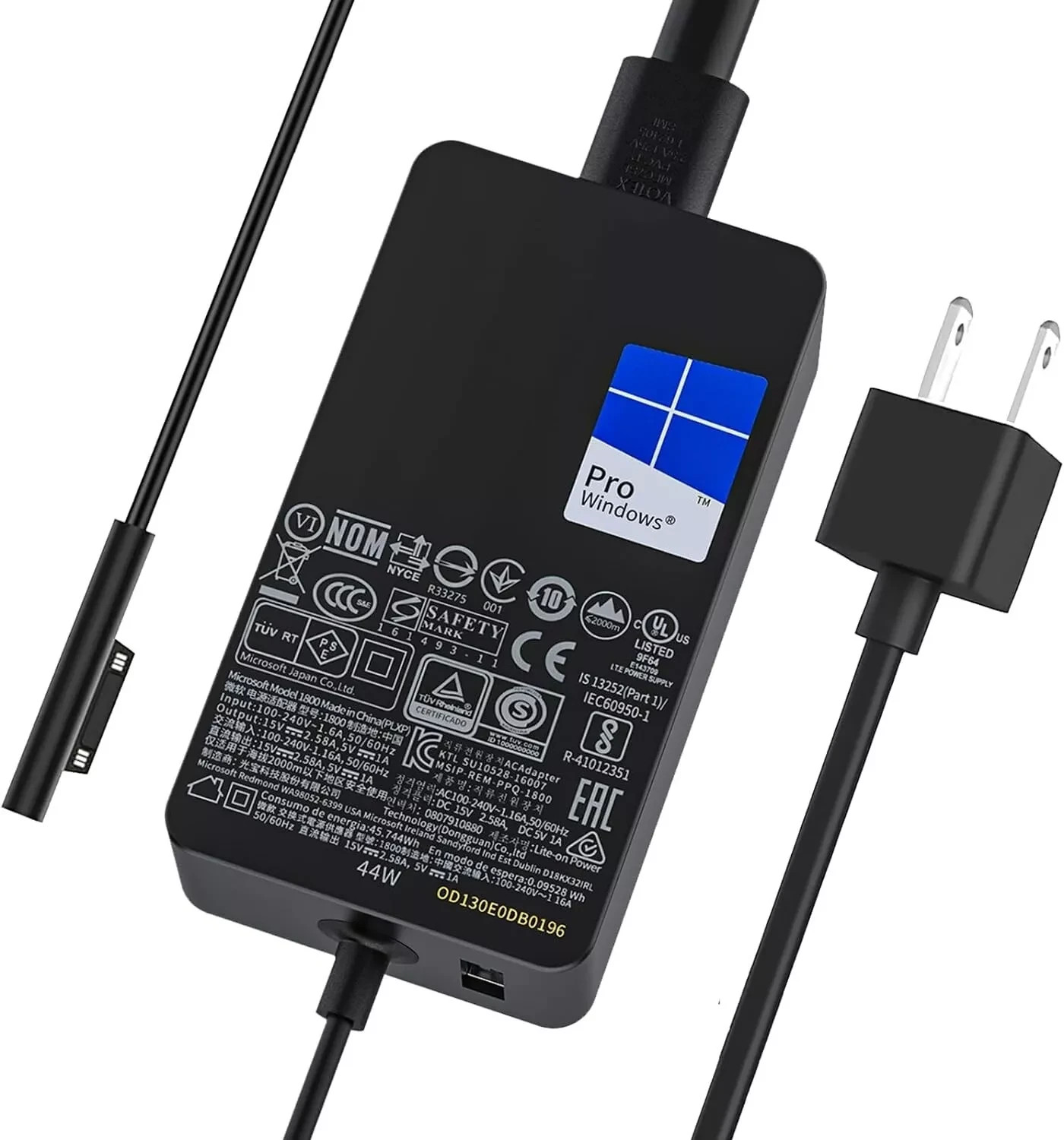 Genuine 44W 1800 Charger Adapter for Microsoft Surface Pro 3/4/5/6/7 New