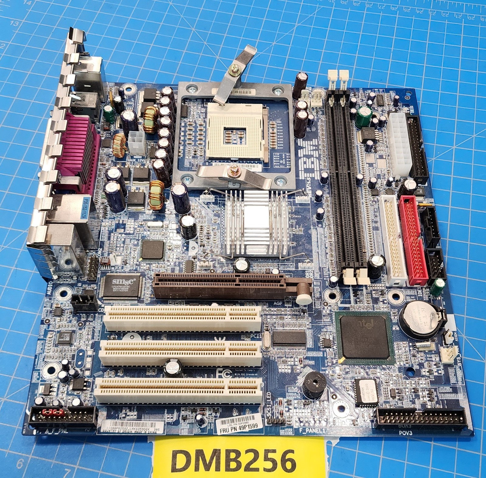 DMB256 | IBM NetVista 49P1599 Motherboard -PARTS ONLY