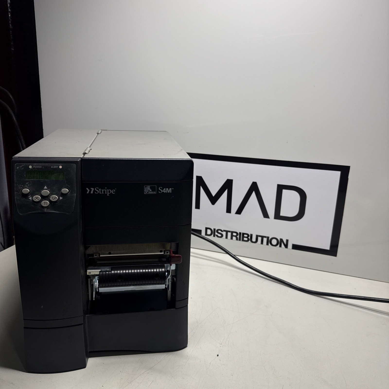 Zebra Stripe S4M Ethernet USB Serial Thermal Transfer Label Printer