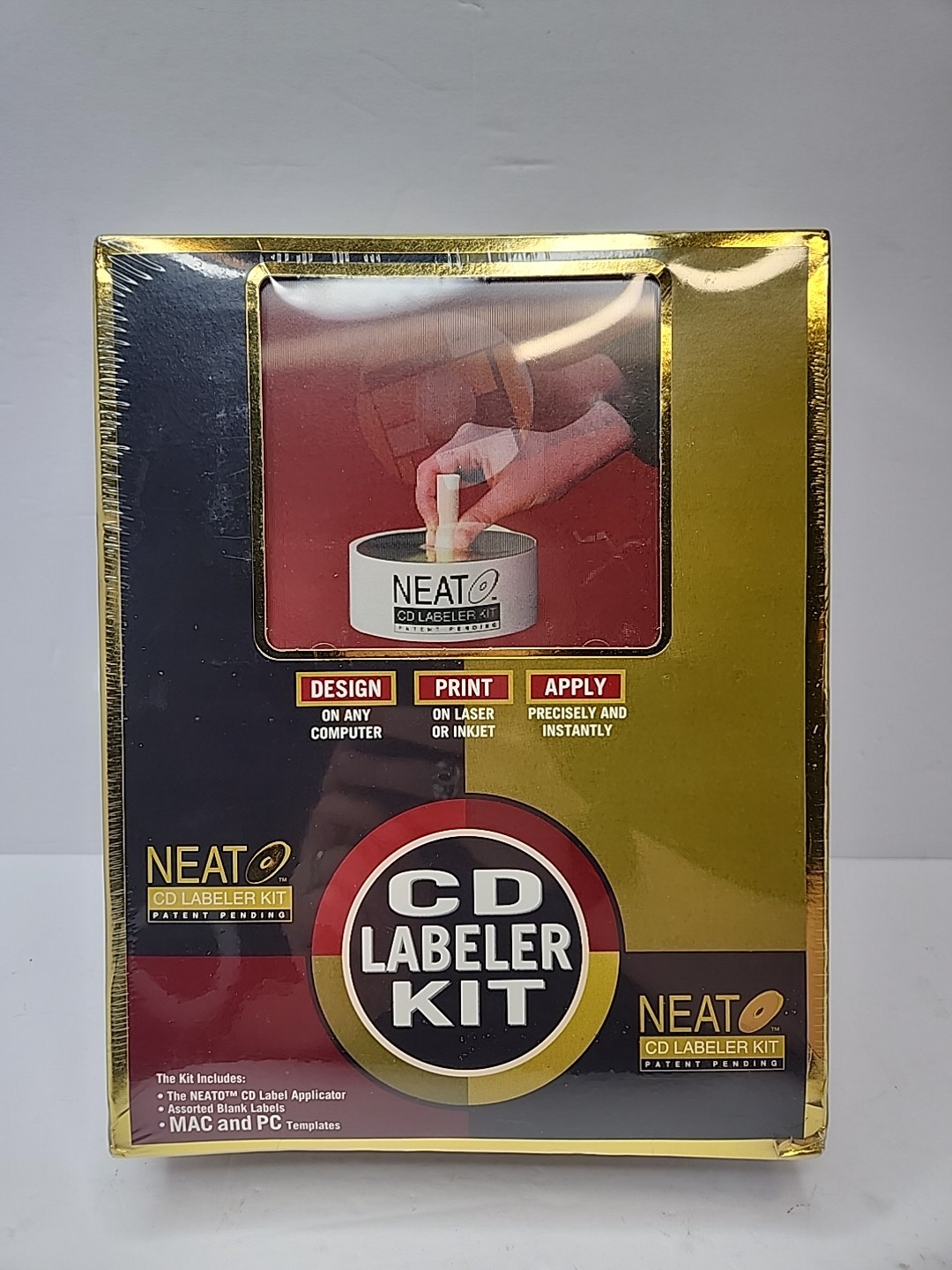 Vintage NEAT NEATO CD Labeler Kit Software Mac/PC & Case Inserts Near Mint 1996