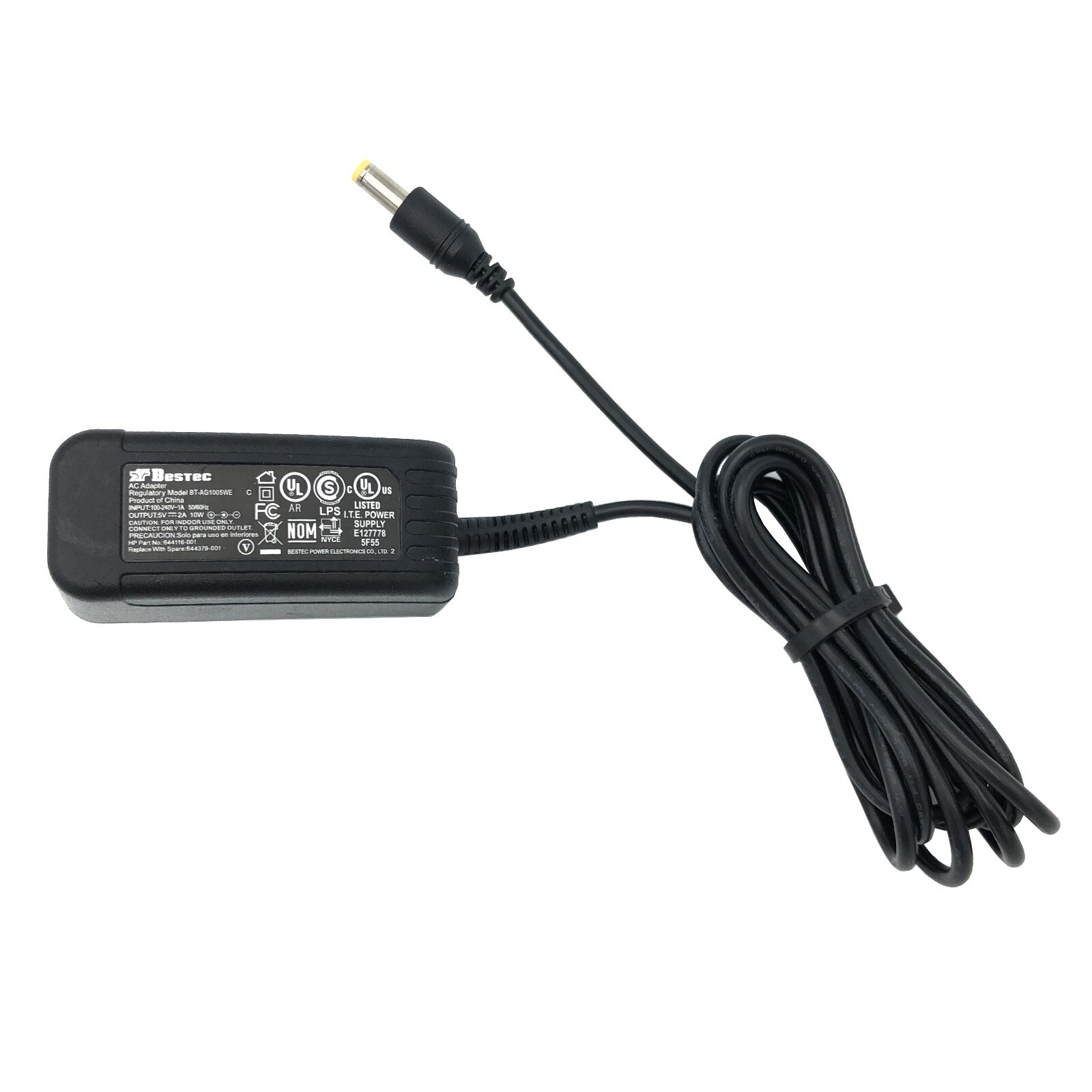 Genuine Bestec BT-AG1005WE AC/DC Adapter 5V 2A Power Supply 5.5x2.5mm