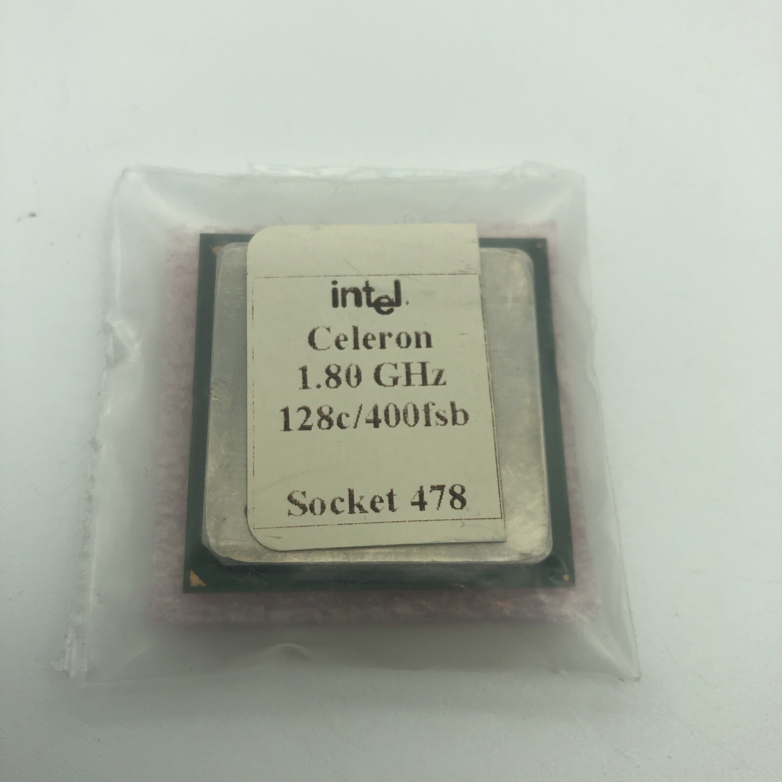 INTEL Celeron 1.8 GHz CPU 400MHz 128KB L2 Socket 478 SL68D / SL6A2