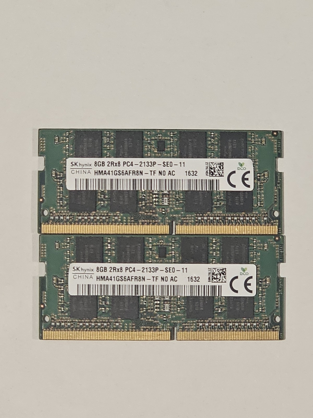 SK Hynix 16GB 2X8GB SODIMM Memory - Tested Working