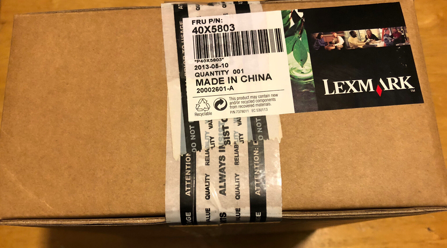 Lexmark 40X5803 Duplex Reference Edge - New Open Box