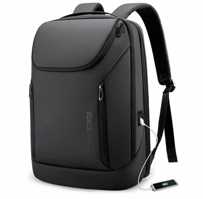 BANGE Business Smart Backpack Waterproof 15.6in Laptop USB Port