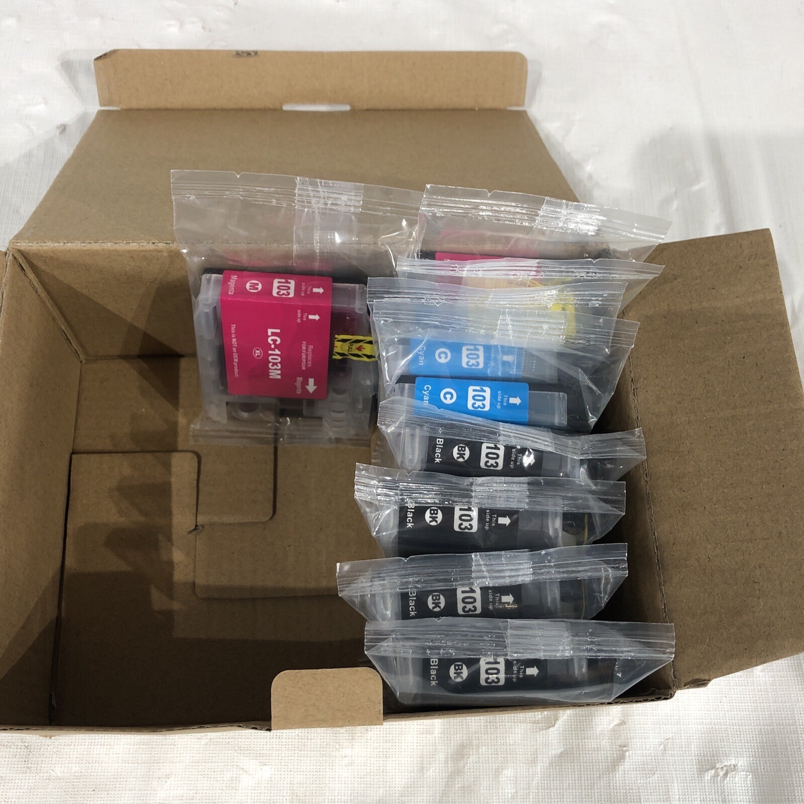 LOT OF  9 LC103XL Brother LC103C LC103M LC103Y Inkjet Cartridge Yield MFC-J870D