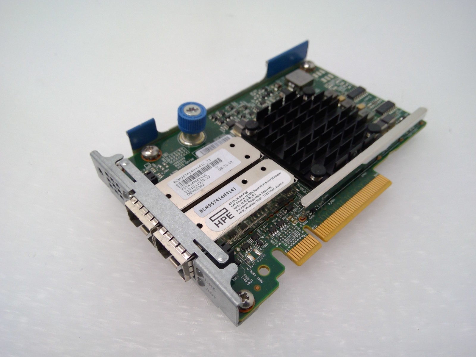 817709-B21 HPE Dual-Ports 10/25GB PCI-E 631FLR-SFP28 Ethernet Adapter 840133-001
