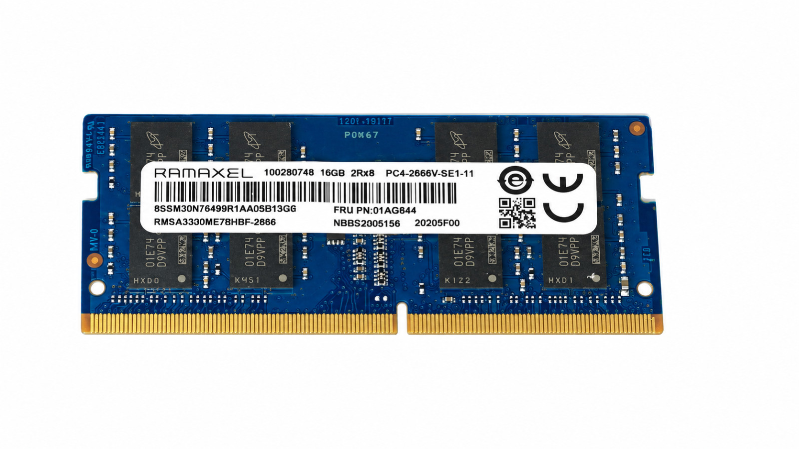 1x 16GB RAMAXEL RMSA3300ME78HBF-2666 2Rx8 PC4-2666V-SE1-11 Laptop Notebook RAM