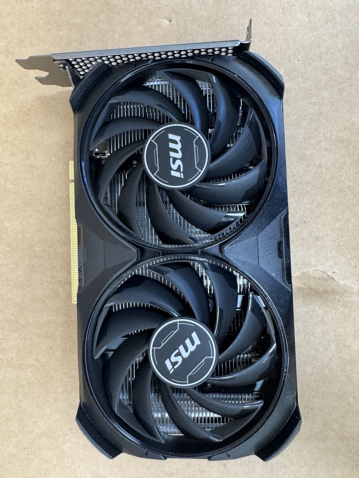 MSI GeForce RTX 4060 Ti VENTUS 2X BLACK 16GB GDDR6 OC