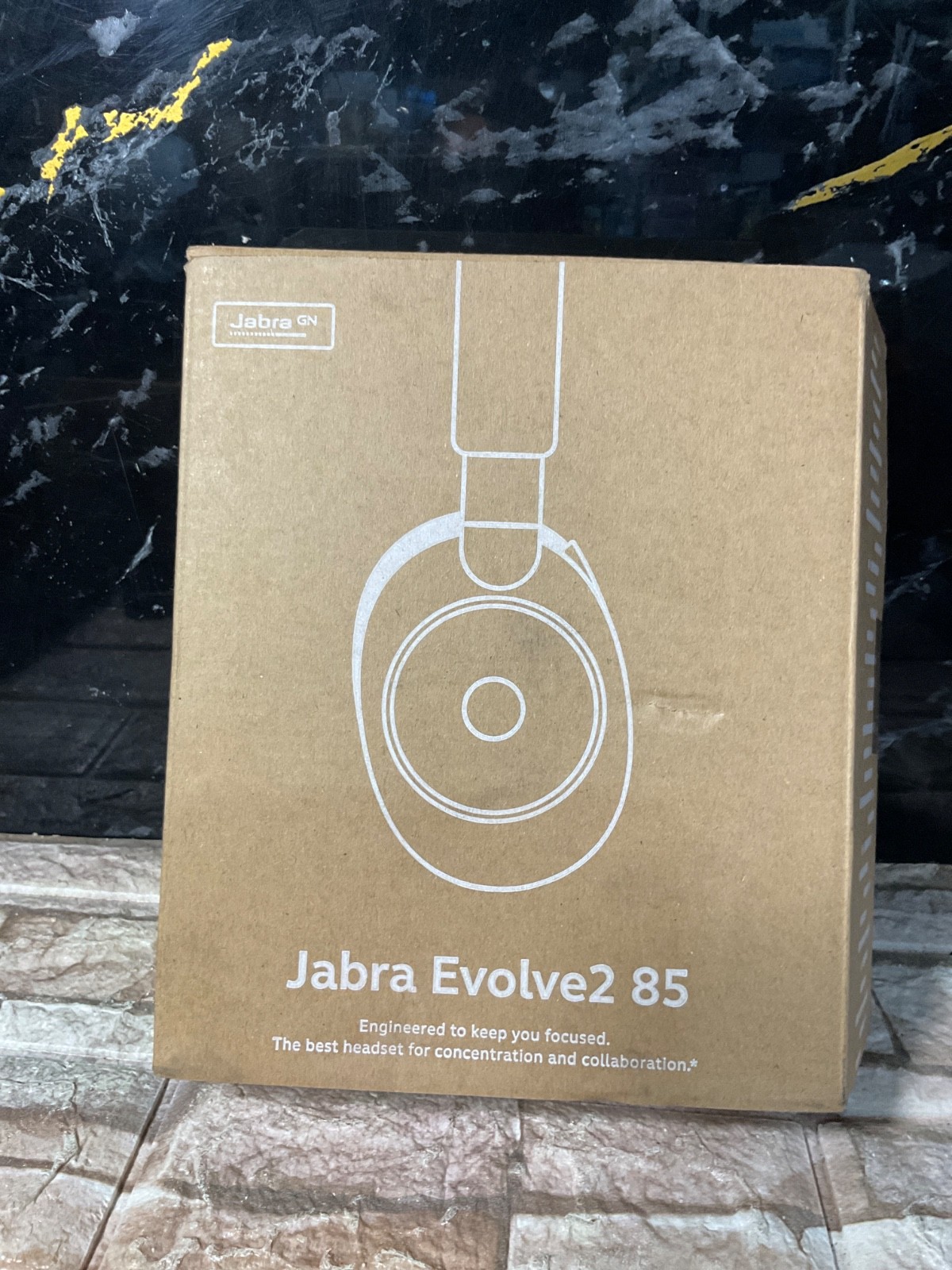 Jabra Evolve2 85 Noise-Canceling Wireless Over Ear Headset - New Open Box