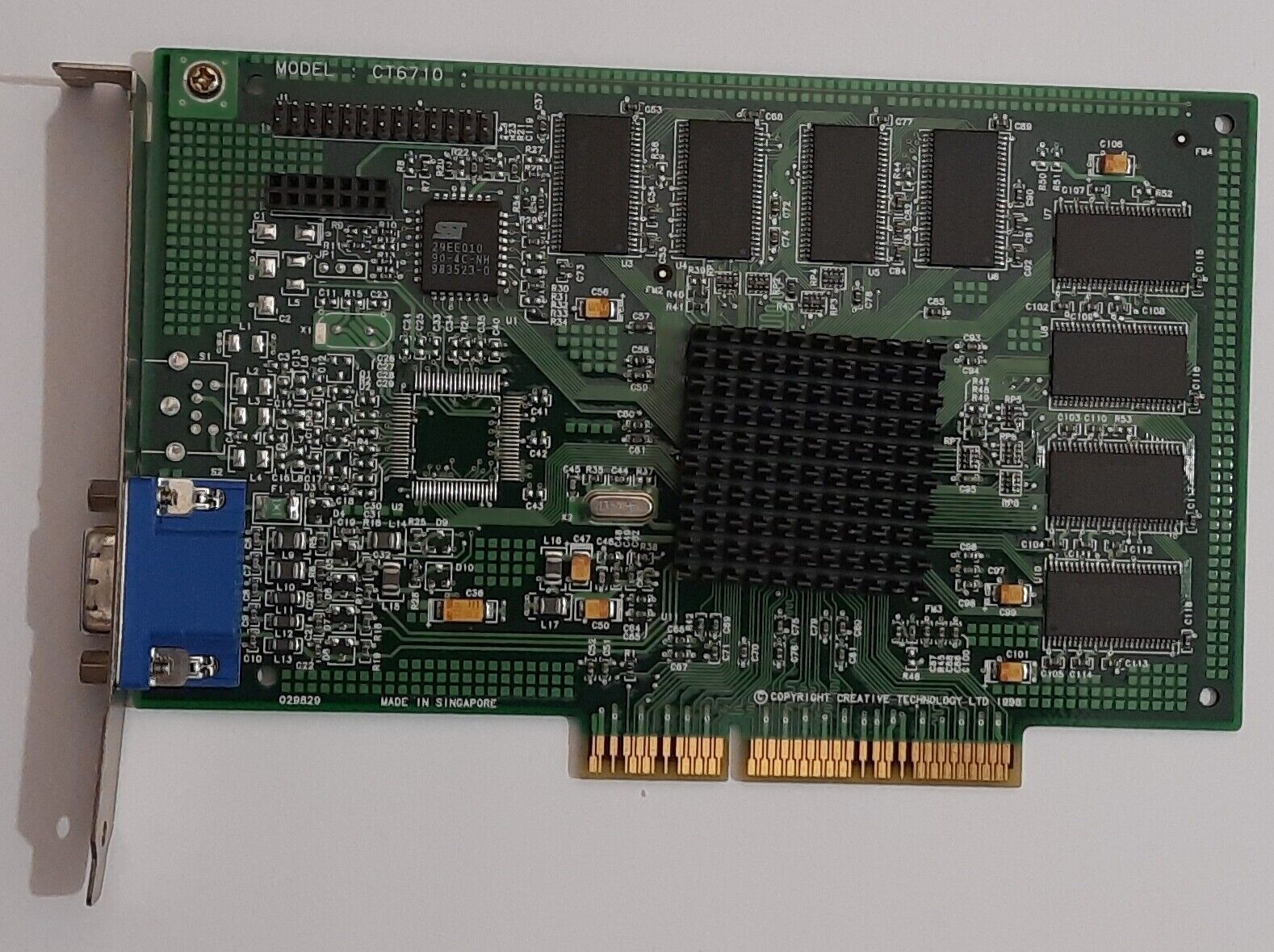 Creative Labs CT6710 AGP Graphics Card (Nvidia Riva TNT, 16MB, Retro, 1998)