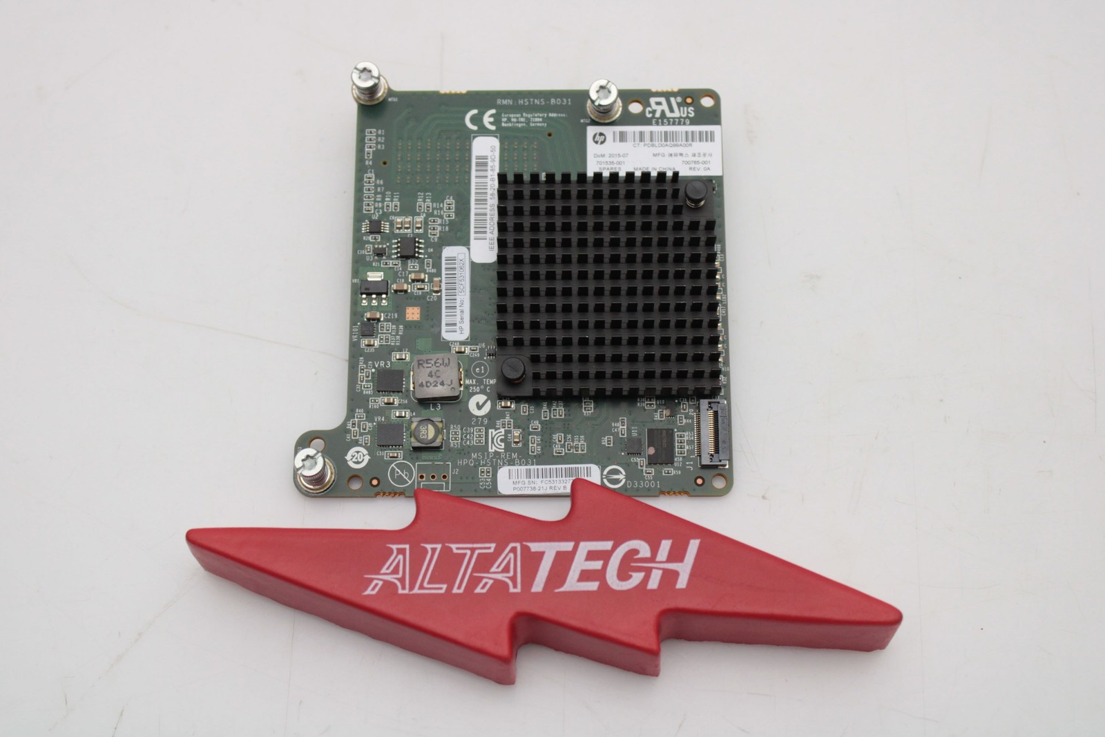 HPE FlexFabric 20Gb 2-port 650M Mezz Adapter 701535-001, Type A, PCIe v3.0x8