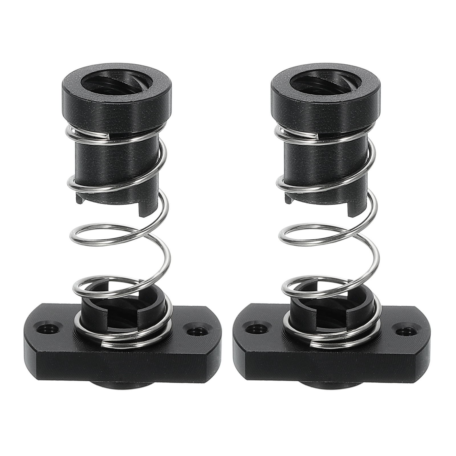 2Pcs Anti Backlash Spring Loaded Nut(2mm Pitch, 4 Start, 8mm Lead, 2-M3 Holes)