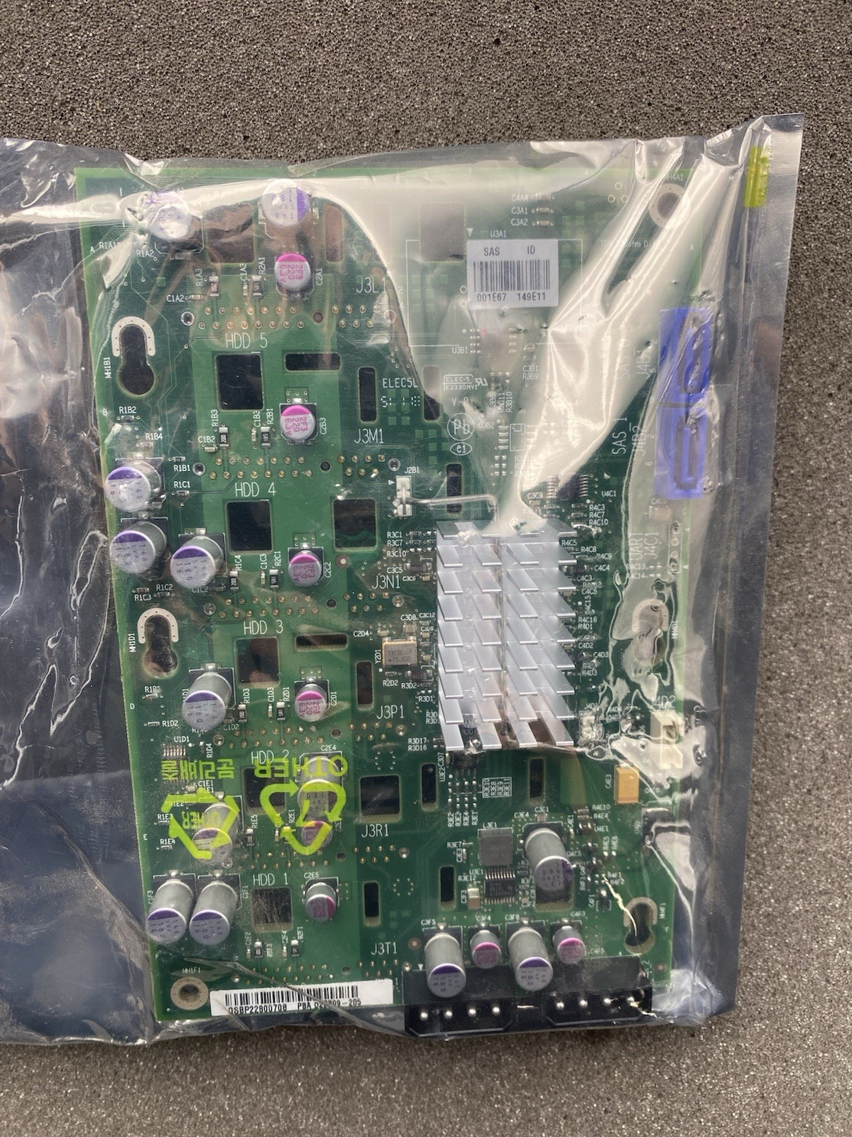 Intel D22809-205 6x SAS/SATA Hot Swap Backplane Board