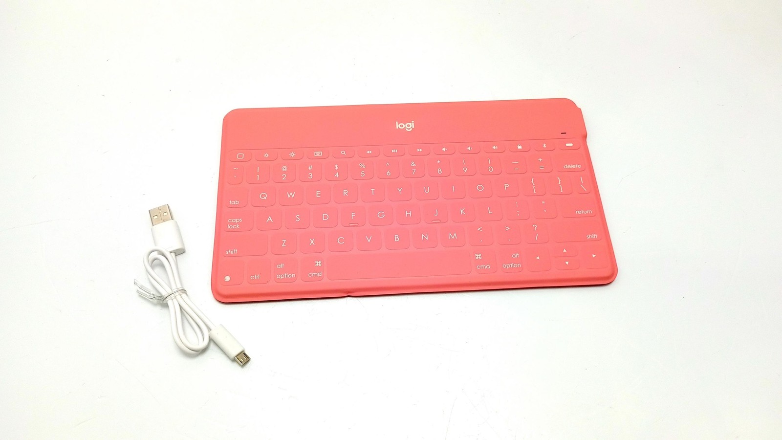 Genuine Logitech Keys-to-Go Bluetooth Keyboard Blush Pink see pictures