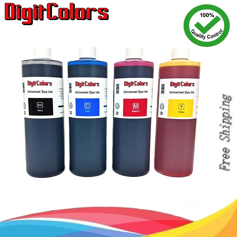 4X500ml Ink Cartridge Refill Kit bottles for HP Canon Brother Dell Epson Kodak