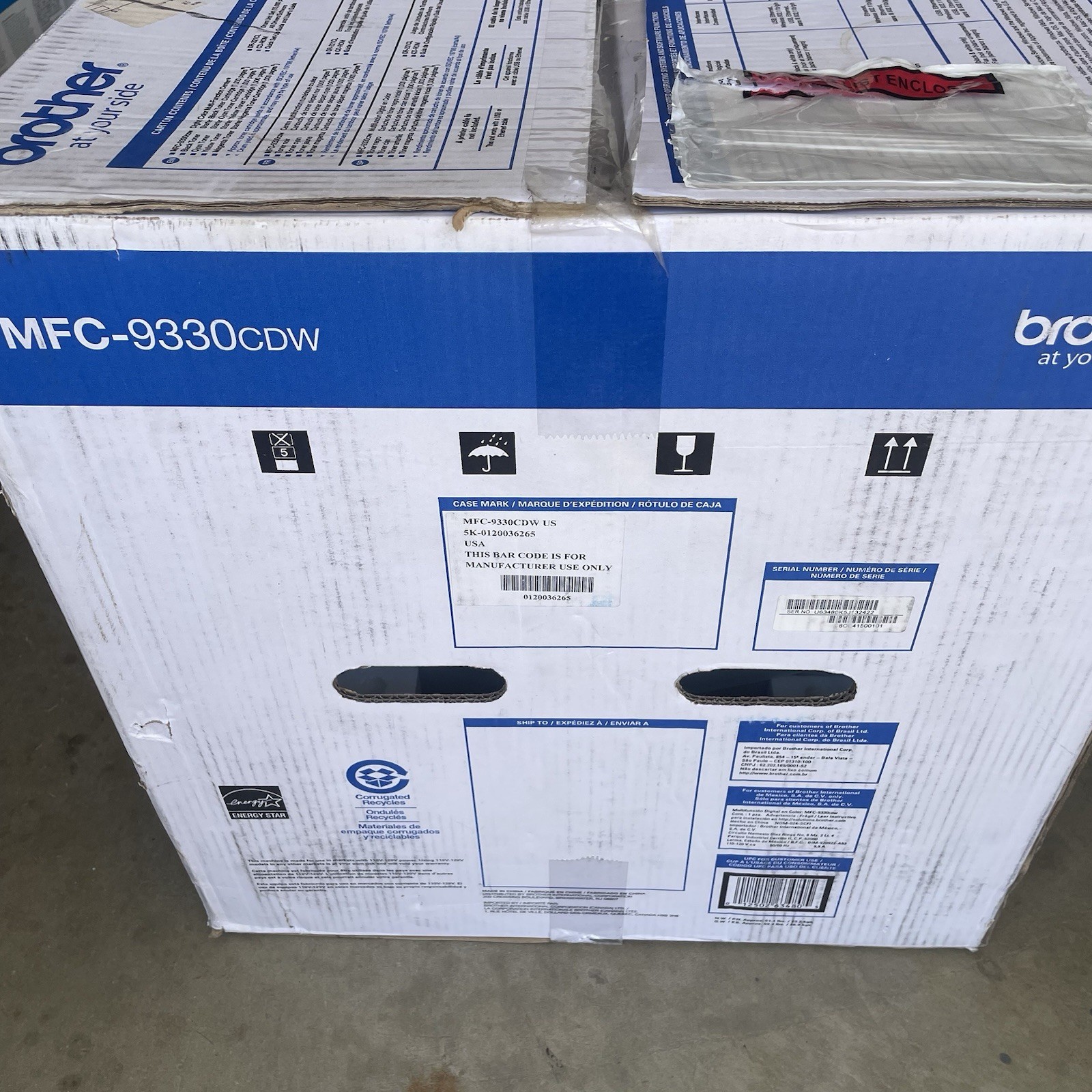 Brother MFC-9330CDW All-In-One LED Printer New Sealed