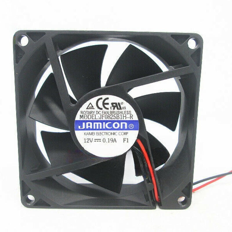 1Pcs For JAMICON JF0825B1H-R 8025 12V double ball chassis silent cooling fan