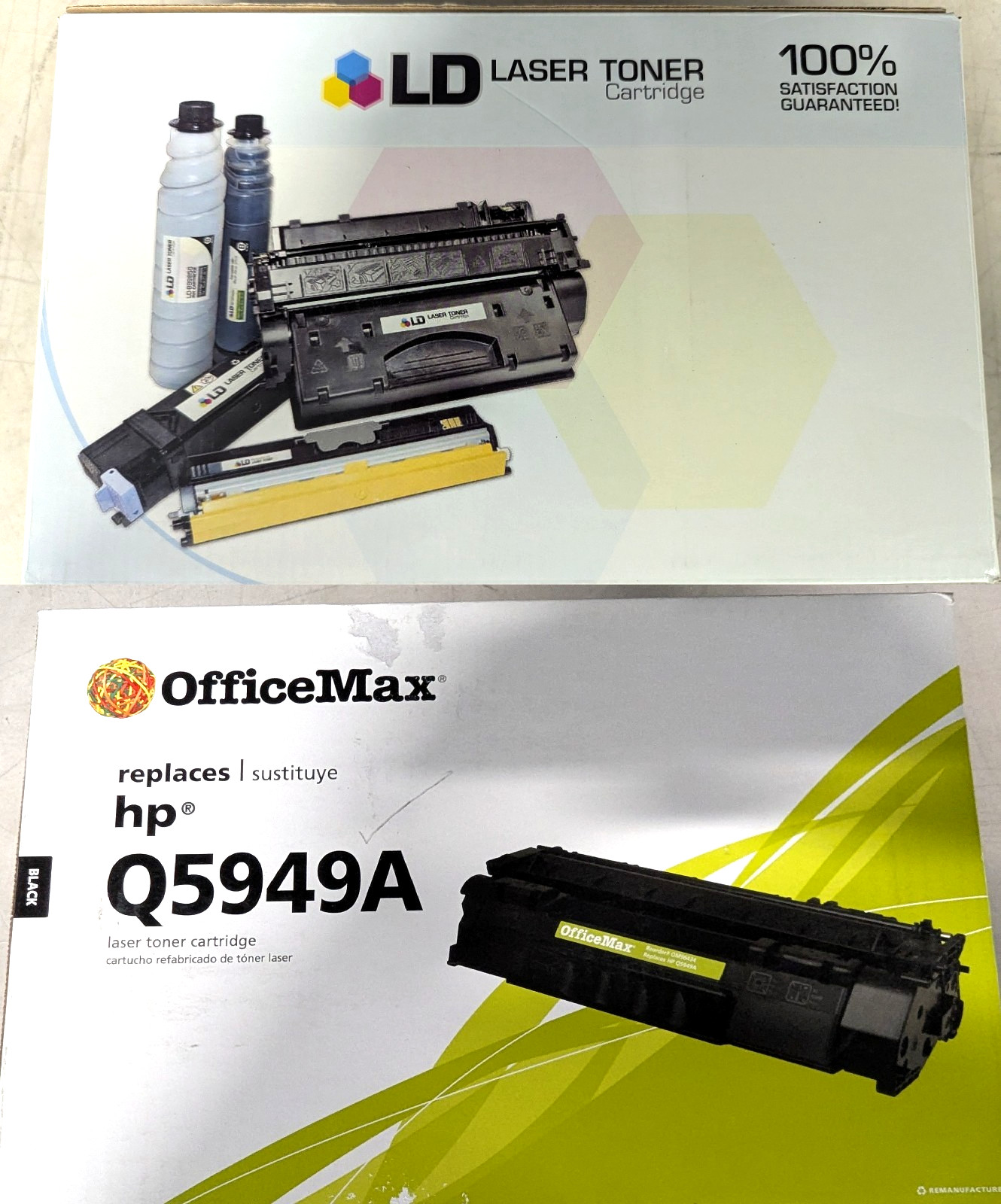 2PK Q5949X Q5949A Toner Compatible W/ HP 49X 49A LaserJet 1320 1320N 1320T 3390