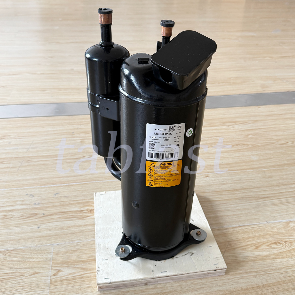 Brand New 1Pcs LNB53FCAMC variable frequency compressor 58-400V 30-360Hz R410A